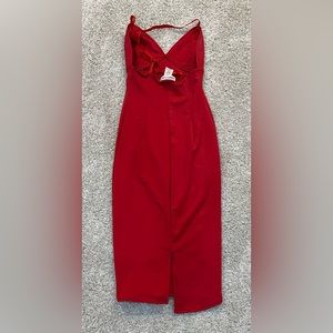 Women’s WantMyLook Midi Dress (S) (Red)